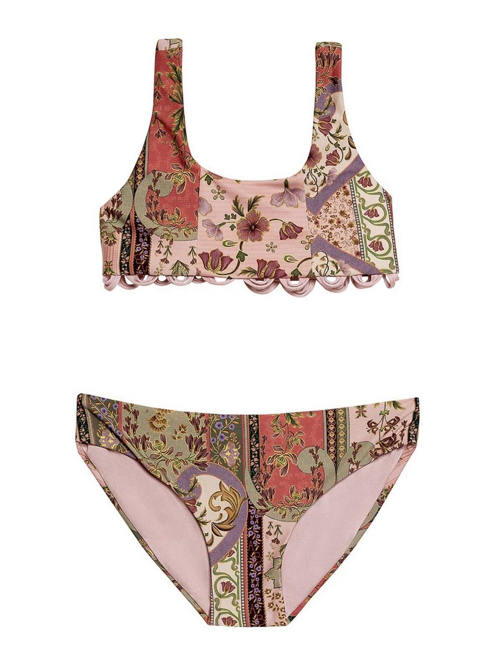NWOT Revolve Agua Bendita Dolce Aura Bikini Set in Multicolor Kids Size 14 (AK27